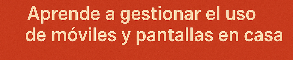 Menos pantallas y más vida